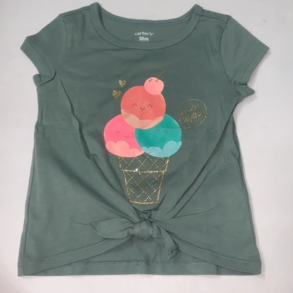 CARTER’S GREEN T- SHIRT 18 MONTHS